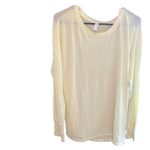 Ideology Women’s Yellow Tee Size XL NWT